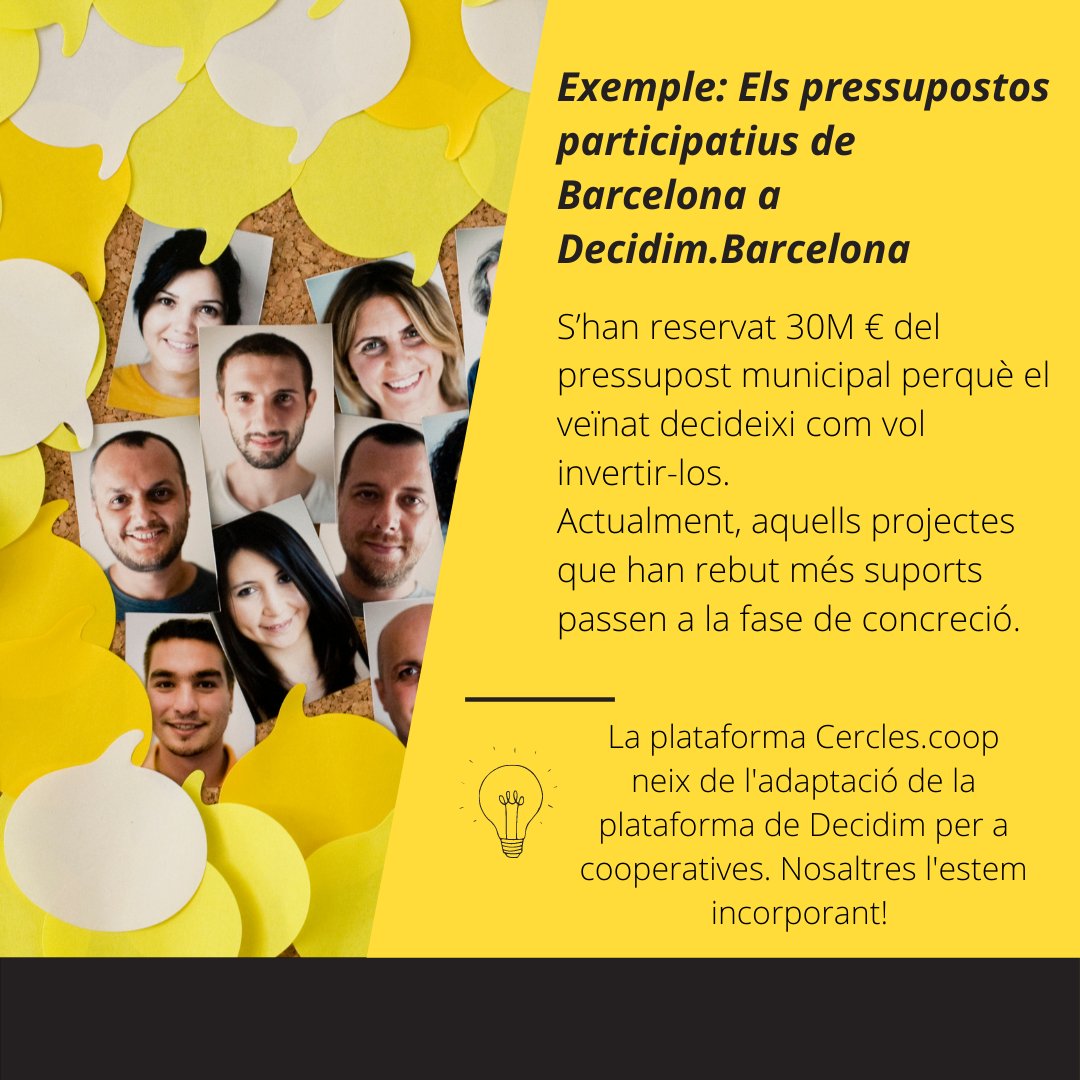 cohousingbcn's tweet photo. Avui parlem de participació ciutadana. 🧓🏽👨🏻‍🦱👩🏿‍🦱👱🏻‍♀️🧒🏽👨🏼‍🦳 

👉A partir de dos exemples de la ciutat de Barcelona abordem aquest àmbit de la participació que interpel·la a tothom.

🗣Anima't a descobrir com pots participar com a ciutadà/na al teu municipi! https://t.co/jRm9dXNSfu