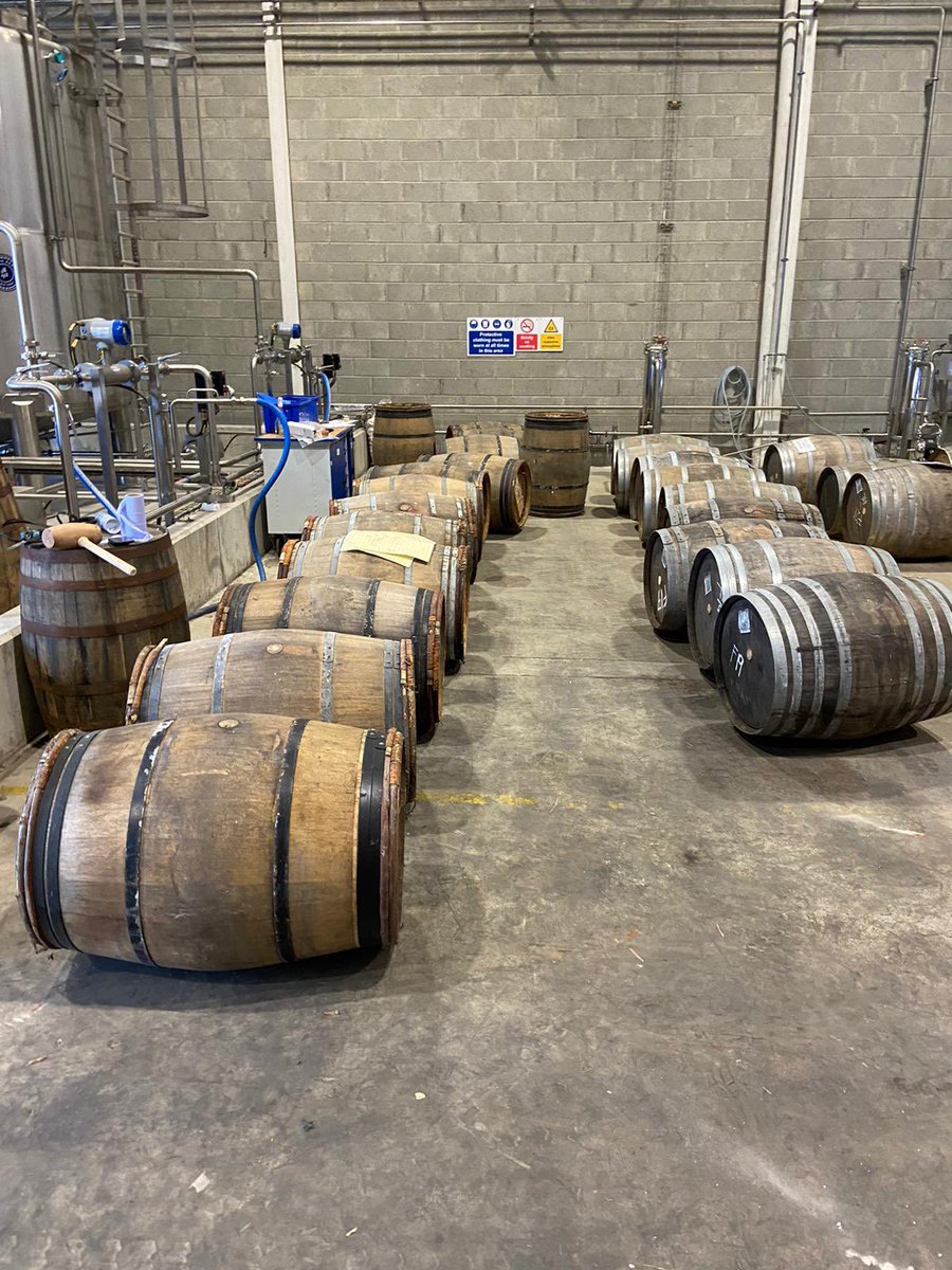 The Cuvée ready to go: 21 crops &amp; over 140 casks.