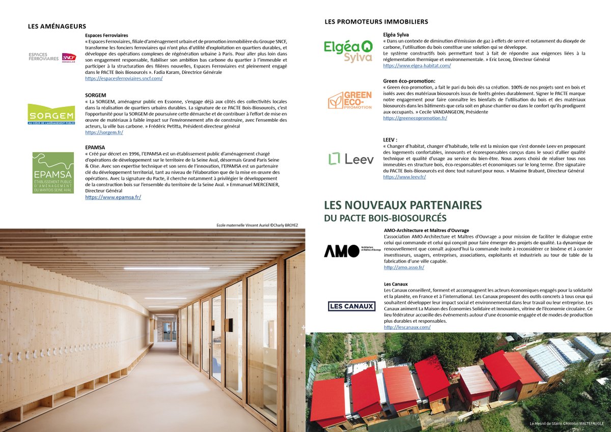 fibois_idf's tweet photo. 🏗🏡 À l'occasion des Etats Généraux de la Forêt et du Bois, la communauté du PACTE Bois-Biosourcés a accueilli 10 nouvelles structures du monde l’aménagement et de l’immobilier et 2 nouveaux partenaires.🤝🪵 https://t.co/0RaoBrJaa9