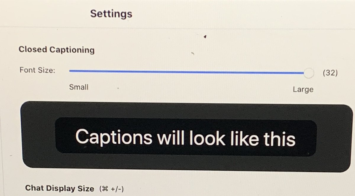 NETA_Aphasia's tweet photo. First time using zooms closed caption feature today in NETA art group. It worked well. It’s a good way of writing key words/ short sentences to support understanding in conversations. Find it in zoo’s too bar #aphasia #accessibility https://t.co/QRkQEqdevv