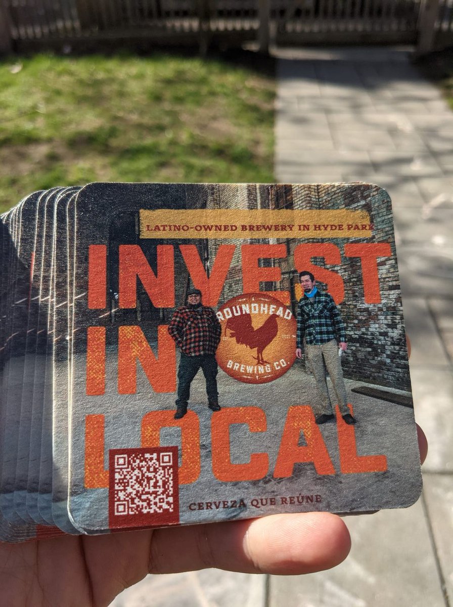 craigpanzer's tweet photo. We will be dropping off these beer mats to restaurants and stores around Hyde Park and JP today! Business owners, let us know if you'd like some for your customers and we will drop off a stack! https://t.co/REidBeigCW