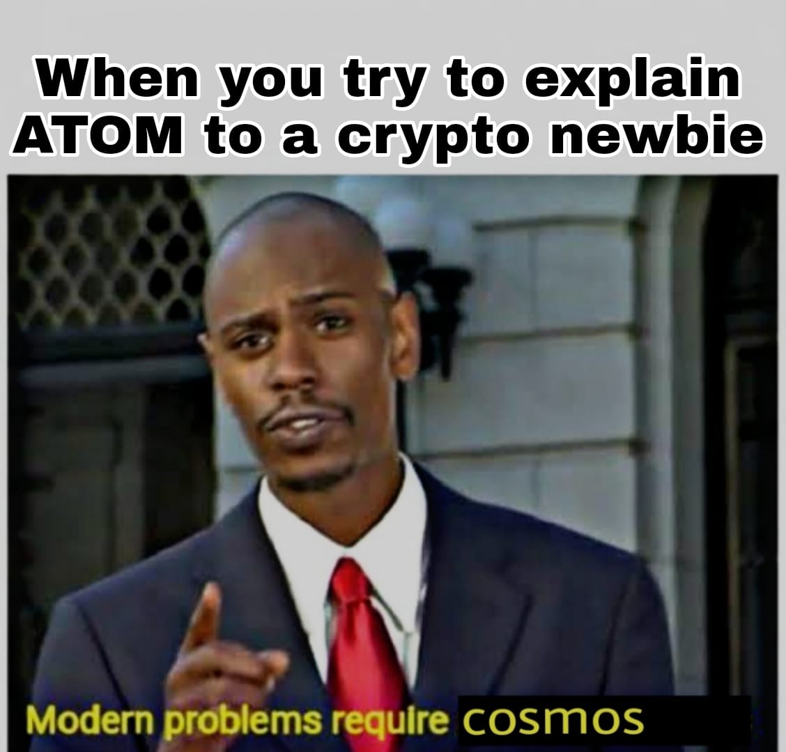 $ATOM #COSMOS #blockchain #altseason #crypto #meme