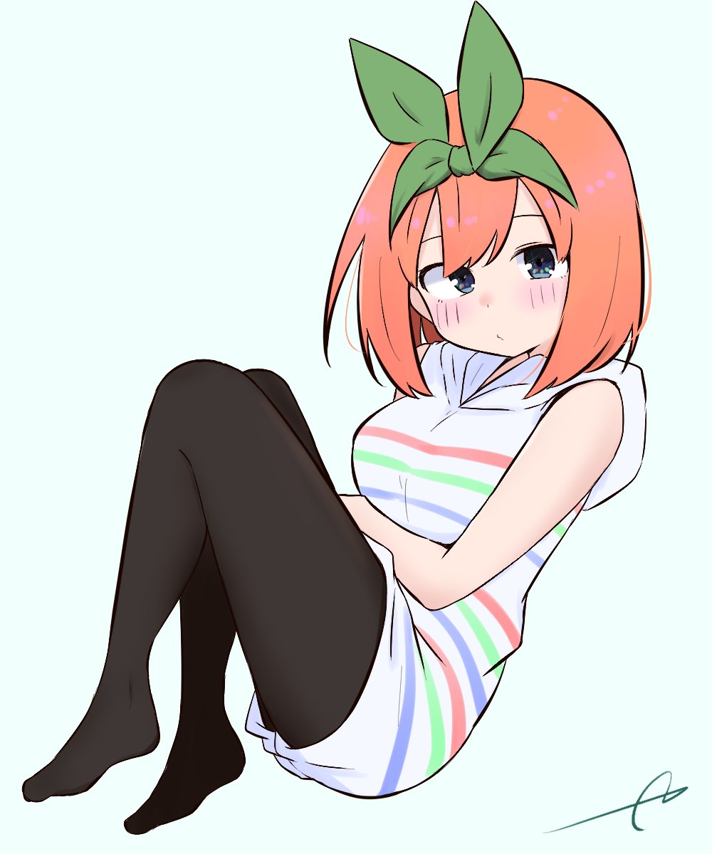 中野四葉 「たいつ 」|とりまる御池のイラスト