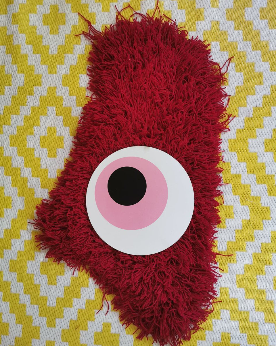 'Eye on the Competition', 2020, mixed media, by #featuredartist of the month Sean Synnuck.

You can find more of Sean's work in his online exhibition Static Momentum, available to view throughout April on our website &gt;&gt; magdalenroadstudios.com/feature-synnuck