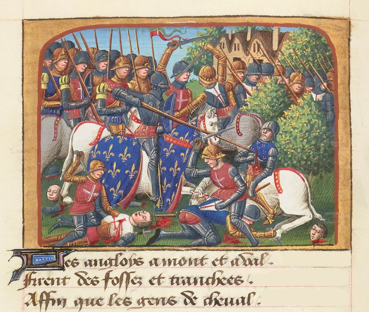 #Efemérides: El 15 de abril de 1450 fue la batalla de #Formigny enmarcada en el contexto de la #GuerraDeLosCienAños sucedió en Formigny, cerca de #Carentan, #Francia. Acabó resultando en una victoria decisiva francesa.