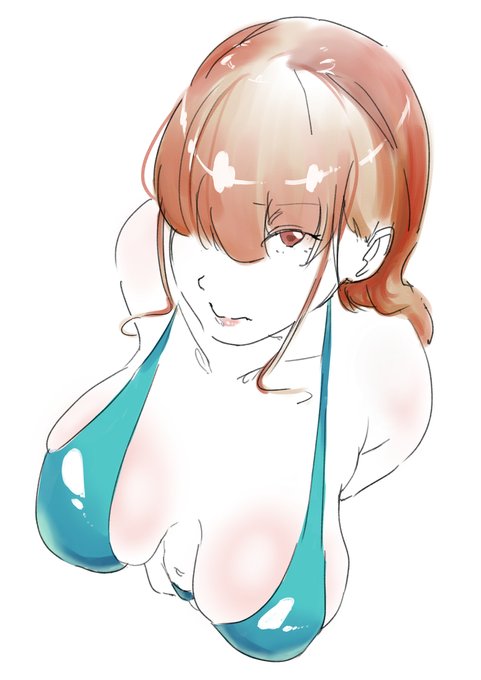 50日目 #オリジナル #イラスト #女の子 #水着 #JK  