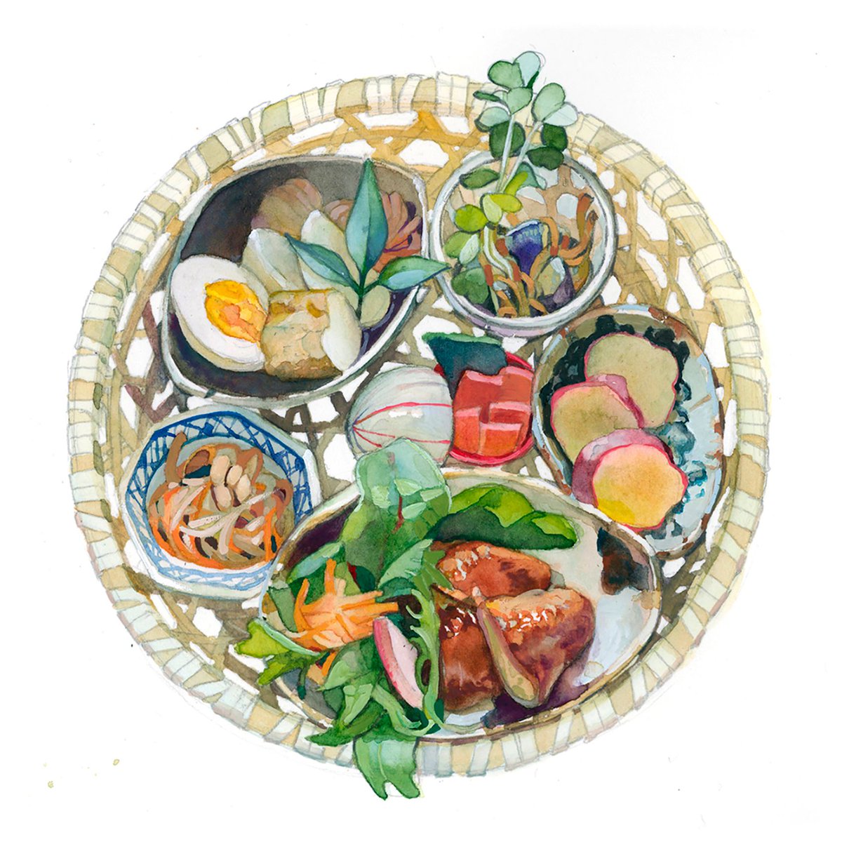 DirIllustration's tweet photo. Here's a bright menu illustration by @gavagan_sarah for Farmer's Auberge Komorebi Cafe, nestled in a sleepy historical town in the countryside of Japan 🌱🗾
-
View more work here: https://t.co/cdyLyIxu5w
-
#menuillustration #foodart #foodillustration #japan #watercolorfood #art https://t.co/r73u72Y1KC