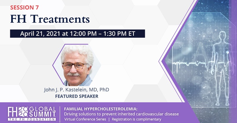 FamilyHeartFdn's tweet photo. Join Dr. John Kastelein and our expert roundtable for what's on the horizon for new and emerging treatments for FH, HoFH and Lp(a) in Session 7 of the #FHGlobalSummit.
#KnowFH #FHSummit20 #FHSummit #cardiotwitter #cholesterol #precisionmedicine