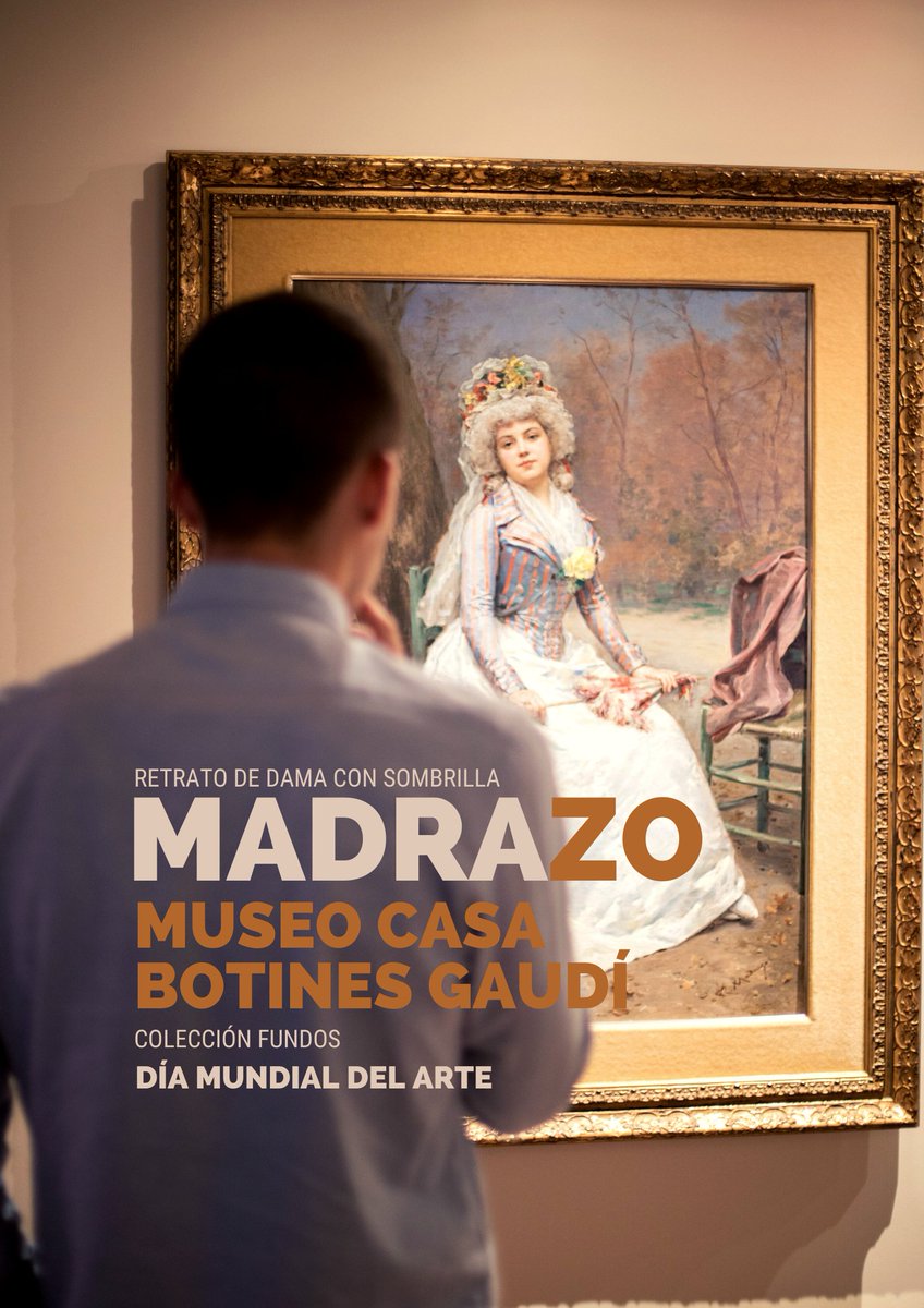 CasaBotines's tweet photo. 🥳Hoy celebramos el Día Mundial del Arte con una obra de Raimundo de Madrazo que tenemos expuesta en la pinacoteca del Museo Casa Botines Gaudí y que forma parte de la colección de obras de @fundoscyl  ¡Feliz día 🖼! #DiaMundialDelArte https://t.co/O1FEZywH0q