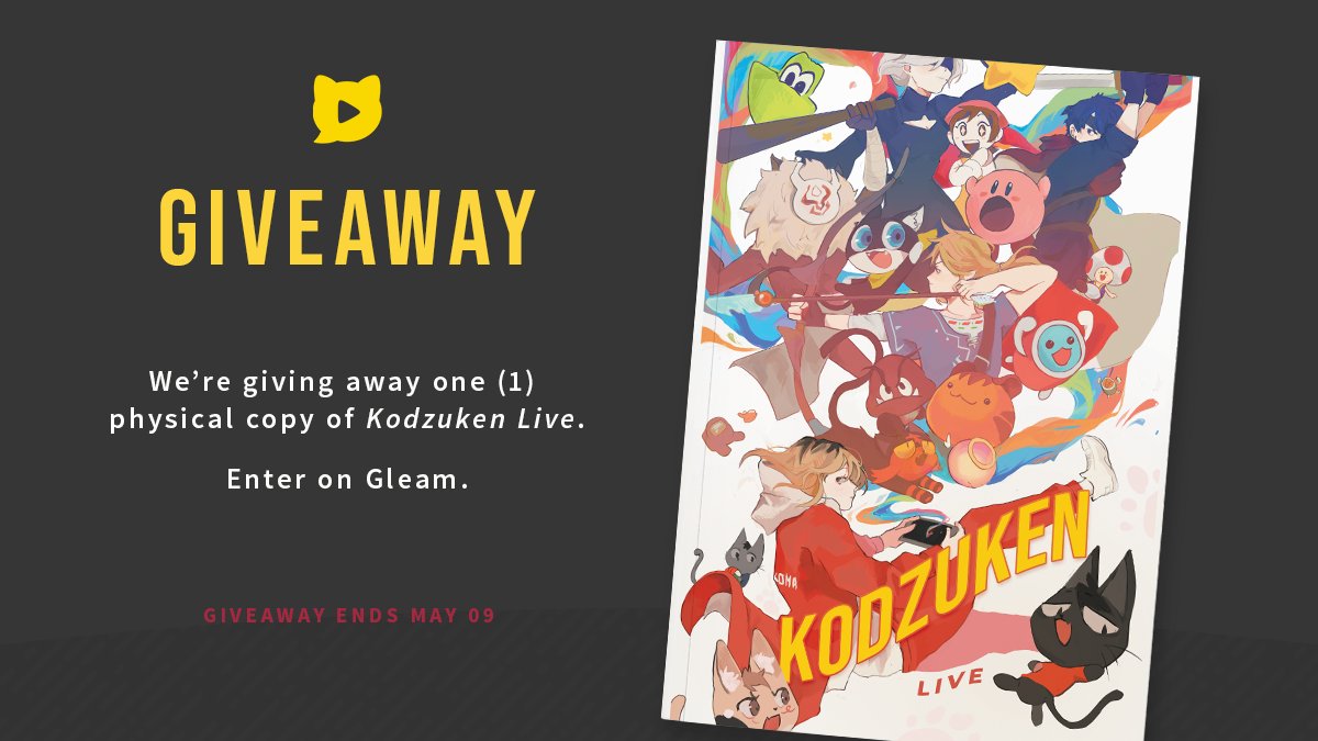 🎮 KENMA ZINE GIVEAWAY 🎮

We are offering a chance to win one physical copy of Kodzuken Live! Read the full description and enter here: gleam.io/c3e0D/kodzuken…

Giveaway ends May 9!