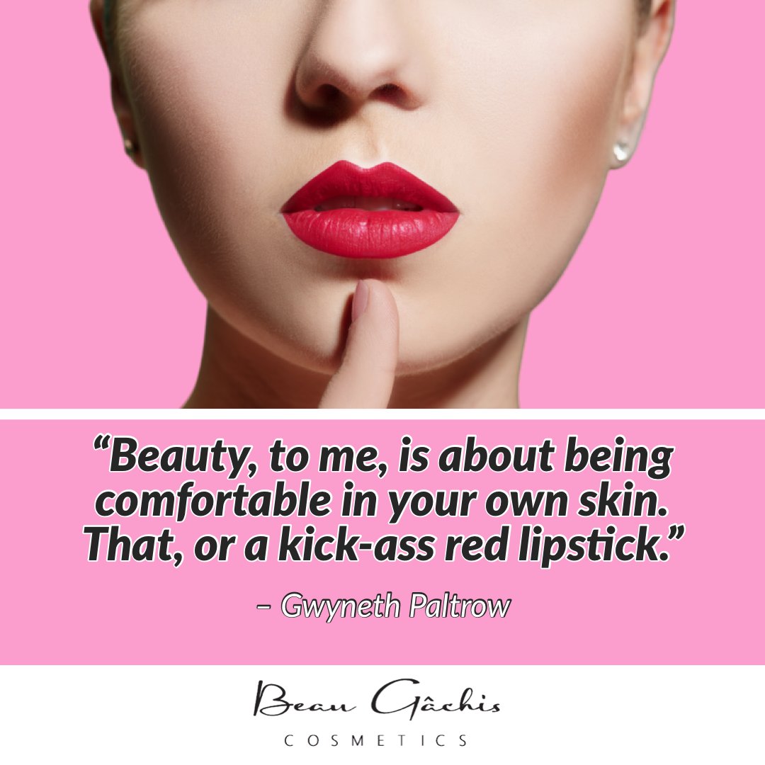 Either work just fine, right ladies??? 💋 
-
#beaugachis #beautyquotes <a href="/gwynethpaltrow/">Gwyneth Paltrow</a> #lipstick #beautycommunity