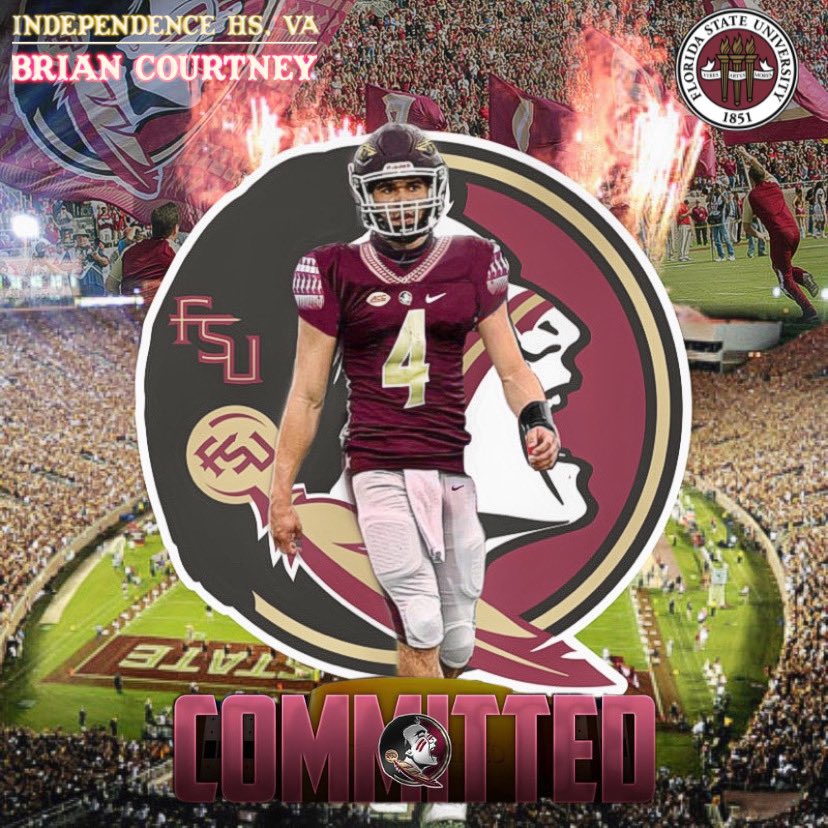 Extremely excited to announce that I have committed to <a href="/FSUFootball/">FSU Football</a>🍢
<a href="/Coach_Norvell/">Mike Norvell</a> <a href="/KennyDillingham/">Coach Dillingham</a> @CoachCarter_FSU <a href="/ThomsenChris/">Chris Thomsen</a> <a href="/RyanBartow/">RyanBartow</a> <a href="/Coach_Marve/">Chris Marve</a> #tribe22 
Pic creds <a href="/MarshallMattis1/">𝓜𝓪𝓻𝓼𝓱𝓪𝓵𝓵 𝓜𝓪𝓽𝓽𝓲𝓼𝓸𝓷</a>