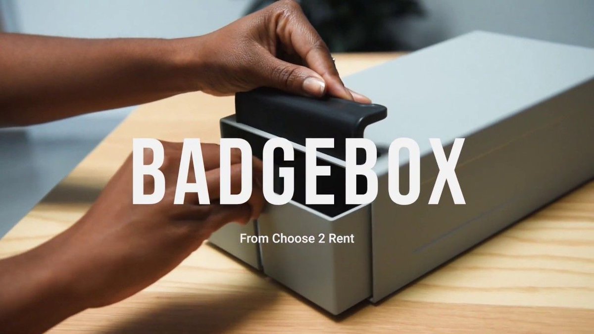 choose2rent's tweet photo. Make your event experience even more seamless with our clean and sleek BadgeBox.
Learn more here: https://t.co/1GJKm8MNgG
Watch the YouTube video: https://t.co/wRJsFrcXmK https://t.co/yd0DhxJV86