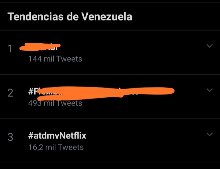 zimargu's tweet photo. 6HRS DEL ANUNCIO Y #atdmvNetflix  ES #3 EN TENDENCIA VENEZUELAAAAA. ME SIENTO TAN ORGULLOSA DE @Arix05 https://t.co/p15XEdaagm