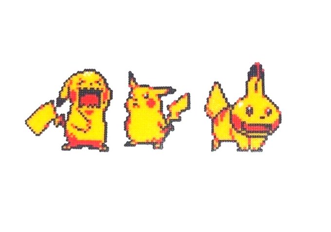 ピカチュウドット絵のtwitterイラスト検索結果 古い順