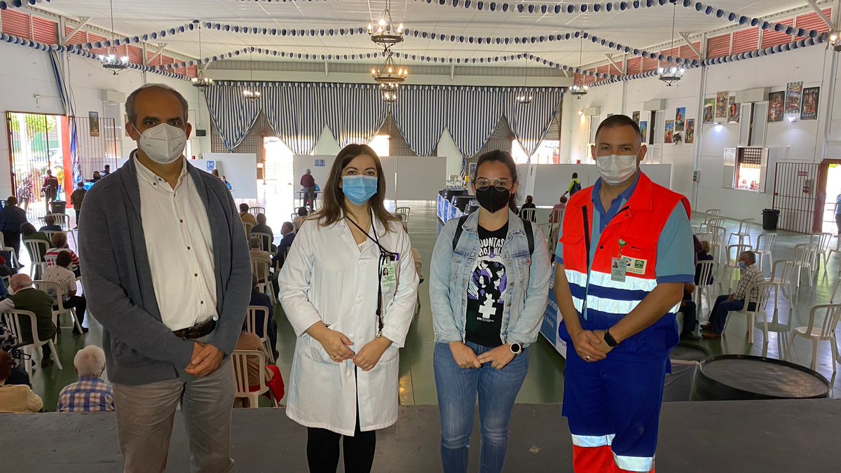 El <a href="/AGSSurSevilla/">AGS Sur de Sevilla</a> en colaboración con el Ayuntamiento de Arahal activa un nuevo punto externo de vacunación #COVID19 en la localidad con las medidas de seguridad y confort para pacientes en espacios amplios