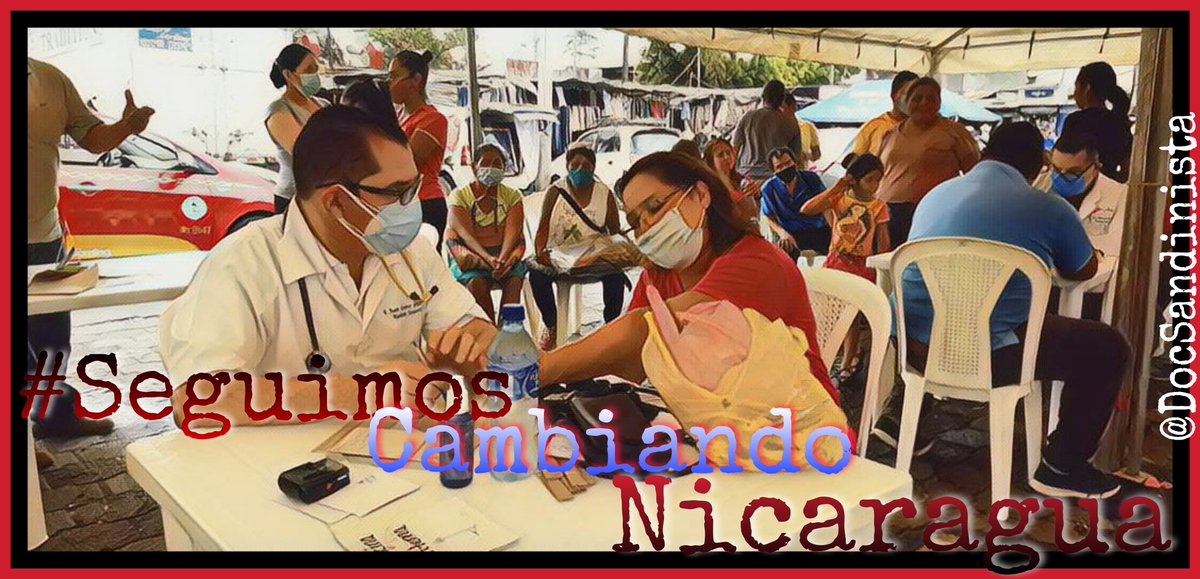 🚨 🚨 En Desarrollo. Jueves 15 Abril///Comerciantes y compradores en el Mercado Municipal de Masaya, gozan de una salud gratuita.
🏥➡️🏡 #MovimientoMedicoSandinista
#15Abril
#MINSAMasaya
#Covid_19
#VamosCambiandoNicaragua