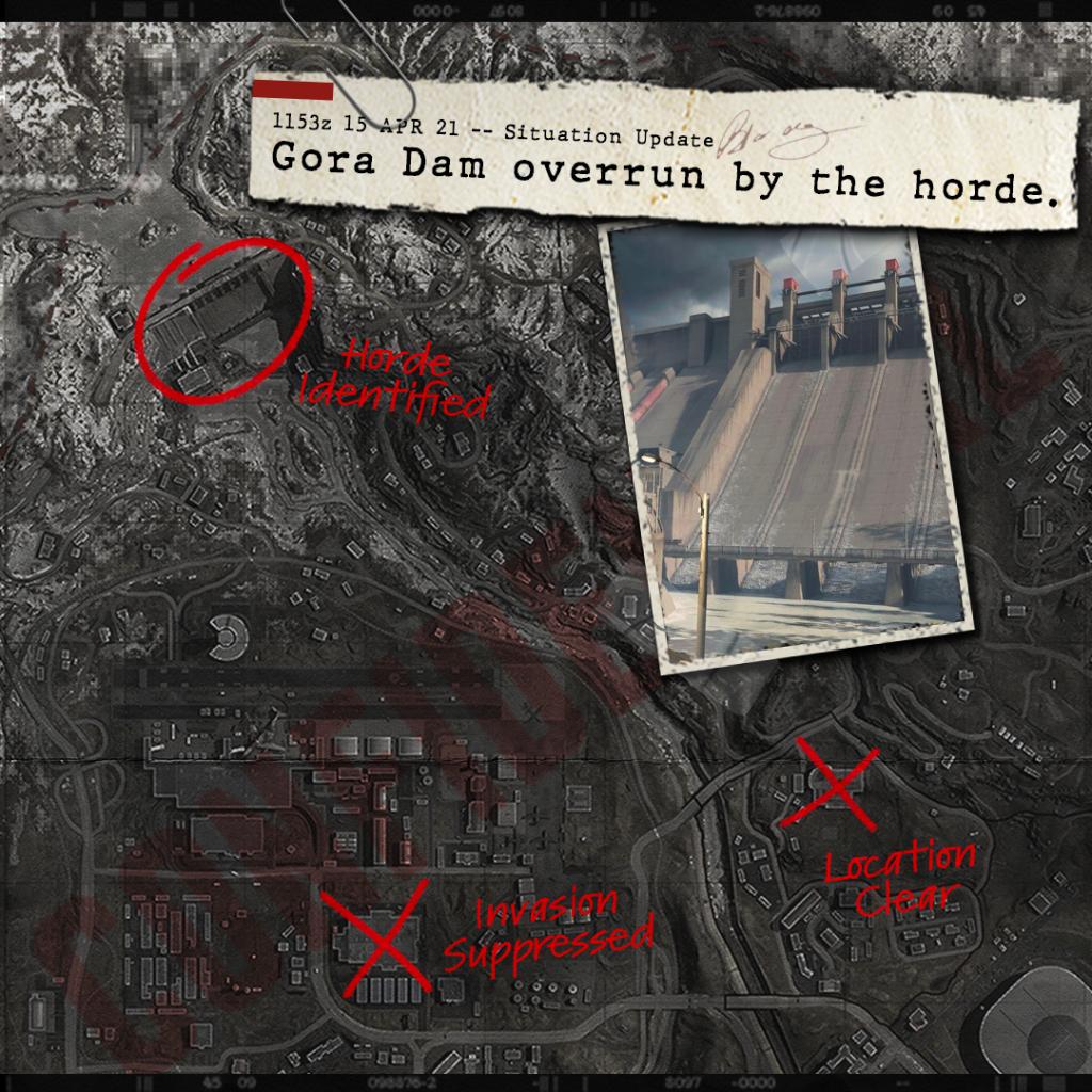 Gora Dam keeps the water out, but it's also keeping the zombies IN...

⚠️ Threat Level: Hopeless
🌊 Objective: Survive