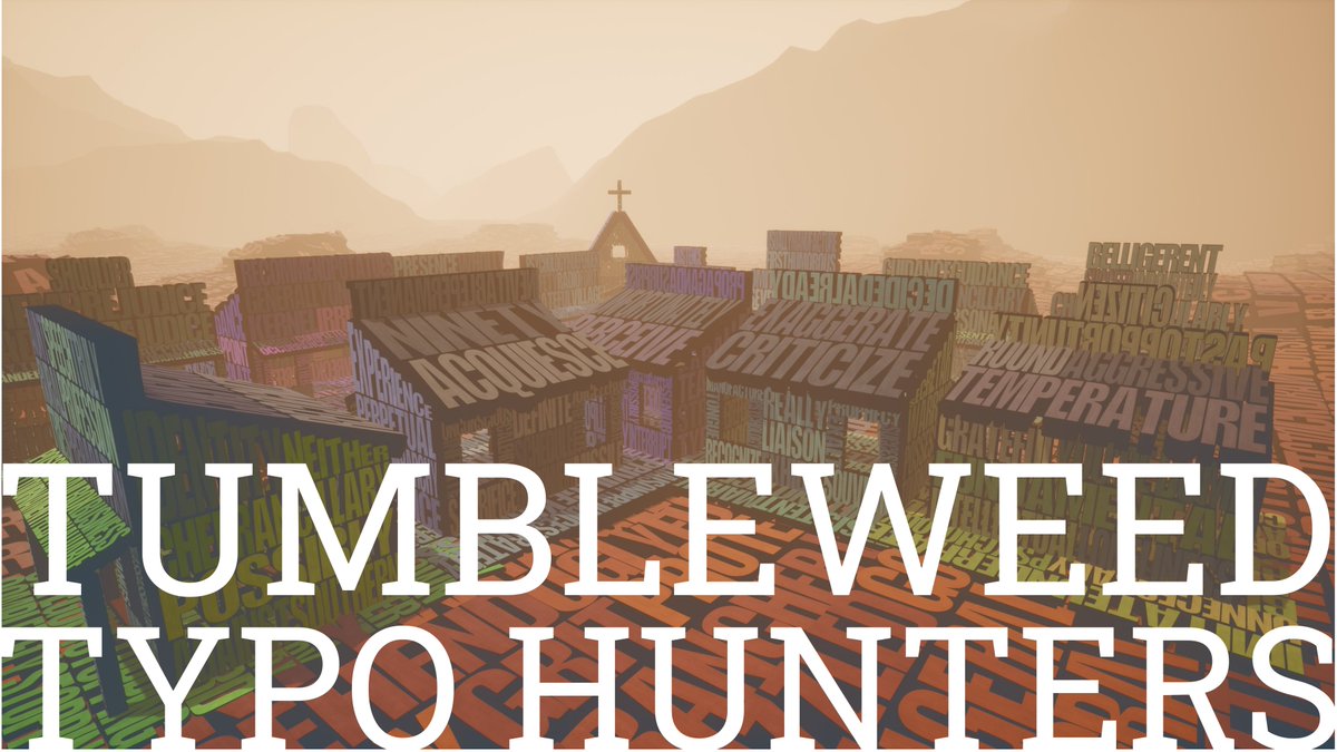 andyman404's tweet photo. Download and install Core through the Epic Games Store, and play the game I made with Core: Tumbleweed Typo Hunters. It won the "Most Innovative" award for the #CoreInvitational Game Jam: https://t.co/qzuBdmJ2Gb https://t.co/yYw0C62o49