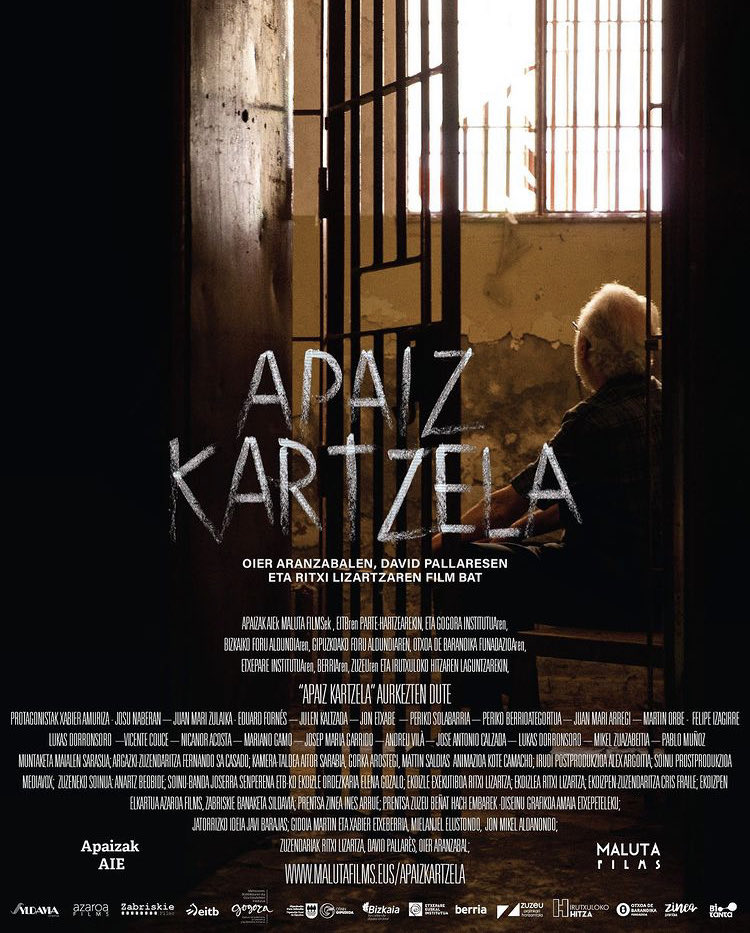 Bide luzearen ostean, Donostiako ⁦⁦<a href="/GizaZinemaldia/">GizaEskubideenZinema</a>⁩ izango da gure “Apaiz kartzela” filmaren estreinaldirako ingurune ezin hobea. Apirilaren 29an, 16:00etan, Antzoki Zaharrean #zabriskie #azaroafilms ⁦<a href="/berria/">Berria.eus</a>⁩ ⁦<a href="/irutxulo/">Irutxuloko Hitza</a>⁩ ⁦<a href="/zuzeu/">ZuZeu orainkaria</a>⁩