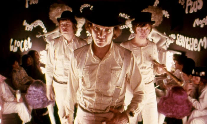 58. A Clockwork Orange (1971).Director: Stanley Kubrick.Starring: Malcolm McDowell, Adrienne Corri, Patrick Magee, Warren Clarke.