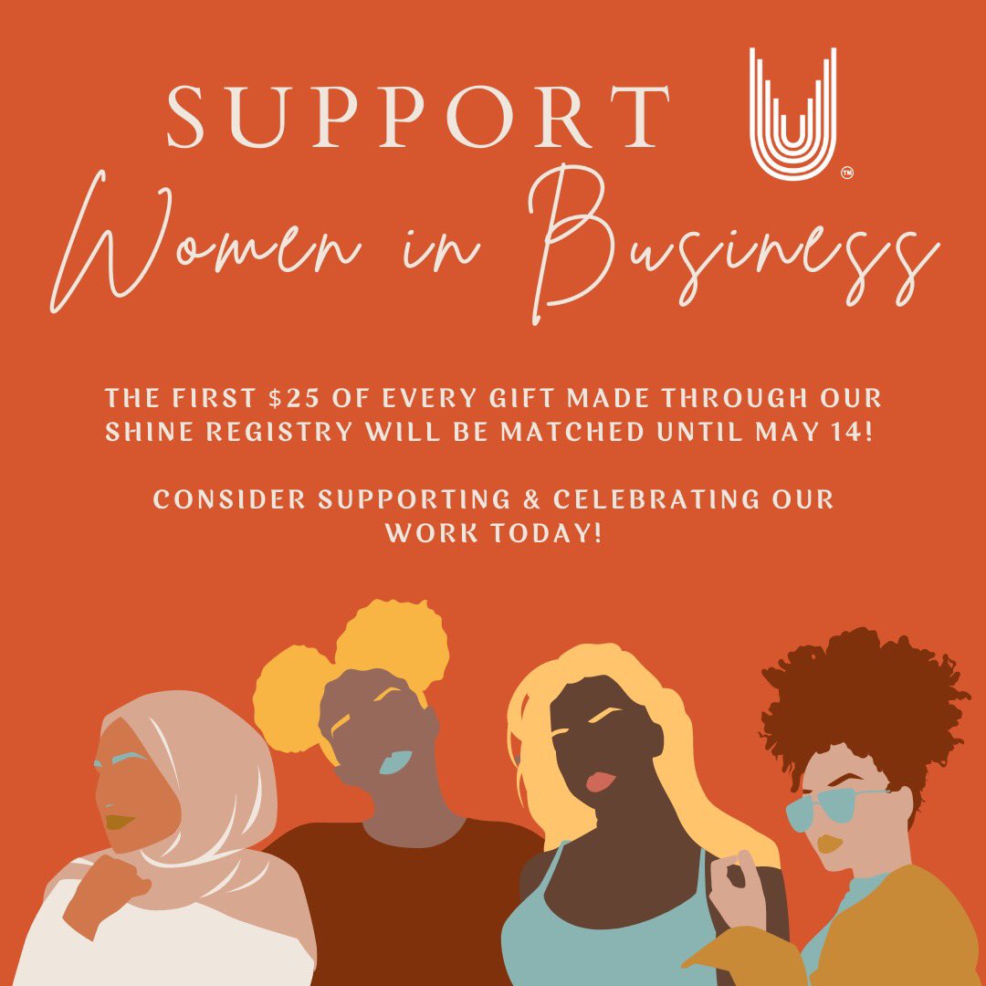 uwanderinc's tweet photo. 💥 BIG NEWS 💥 @shineregistry is matching the first $25 of every gift made through our registry. Only lasts until May 14, consider supporting &amp; celebrating our work today! Visit, https://t.co/r98aYAobZG to make your gift. https://t.co/qWOAbSiyYc