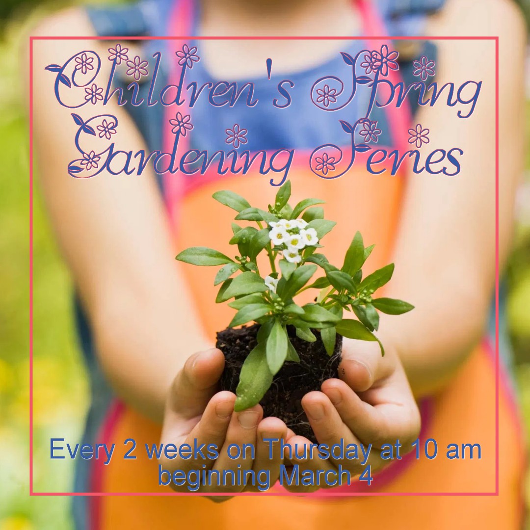 publibann's tweet image. Children&apos;s Spring Gardening Series
Thursday, April 15 at 10 am.
Join Sherry Blanton, Master Gardener and Southern Gardener for The Anniston Star, for a livestream all about gardening!