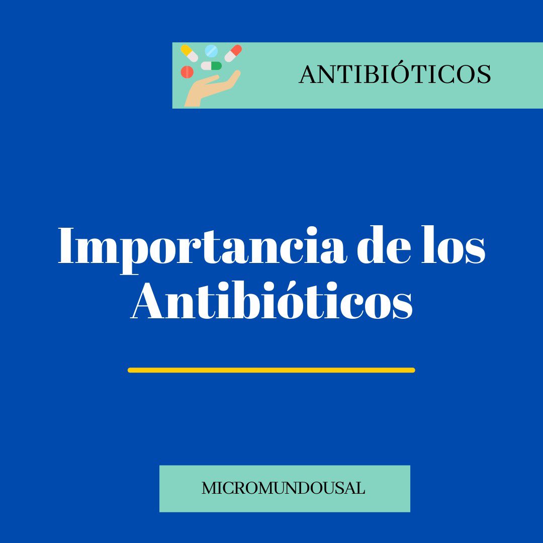 Hoy os traemos una publicación sobre la importancia de los antibióticos 👀

¡DENTRO HILO! 👇🏽 🧶