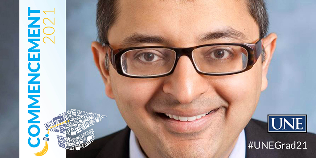 🎓 Announcing 2021 Commencement Speaker. 

Drum roll.....

We are so pleased to share that Maine CDC's Director, Dr. Nirav D. Shah, will deliver (via video) the commencement address at our 186th Commencement on May 15 and 16, 2021. @nirav_mainecdc bit.ly/2rCN0VH