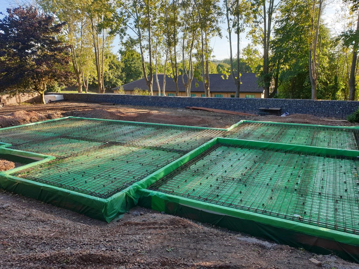 Our insulated foundation installed ready for concrete pour