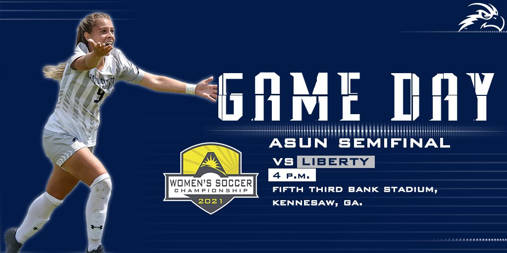 OspreyWSOC's tweet photo. MATCH DAY⚽️
Next step in chasing the 🏆!!

@ASUNSoccer Semifinal
Ospreys 🆚 Liberty🔥

🏟️Fifth Third Bank Stadium (Kennesaw, GA)
🕓 4:00 PM
📊 https://t.co/PxMEJVNjCv
📺 https://t.co/zDqphJdnyn

#SWOOPLife x #SoarHigher https://t.co/bSCY0yh338