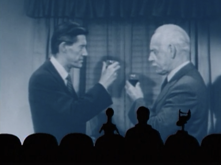 AnnotatedMST's tweet photo. Joel: What’s the word? Thunderbird. What’s the price? 
Servo &amp; Joel: Forty twice. Quite.

#candyisdandy #but #liquorisquicker 

🥃

MST3K #320: The Unearthly https://t.co/cJXDbKGHUb