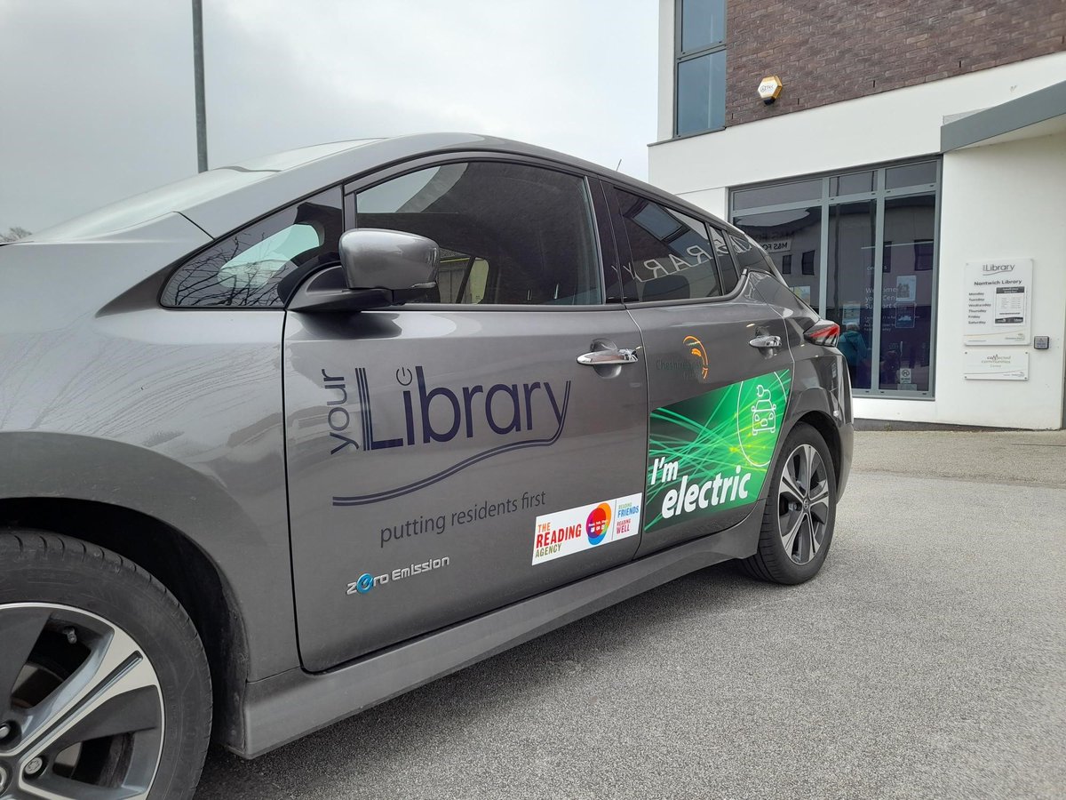 CheshireEast's tweet image. Using our new electric vehicle, we are delivering titles to your doorsteps if you’re not able to visit our recently reopened libraries. However you choose to engage with your local library, we’re ready to help you @ceclibraries #goelectric #yourlocallibrary