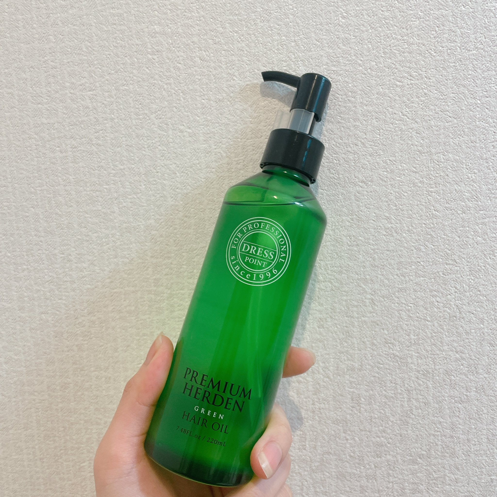 ドレスプレミアムハーデン ヘアオイル 220ml グリーン