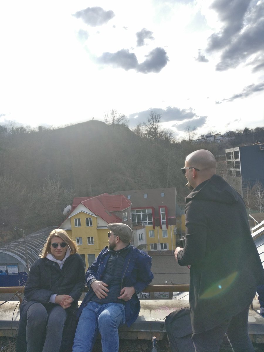 BarvinokG's tweet photo. Backstage of @UnitesArt filming first #NFTmovie #NFT #CryptoArt #Cryptofun with @DorisOkoedion @_serhata_ @Mariia31637667 https://t.co/TIsnB9aclo