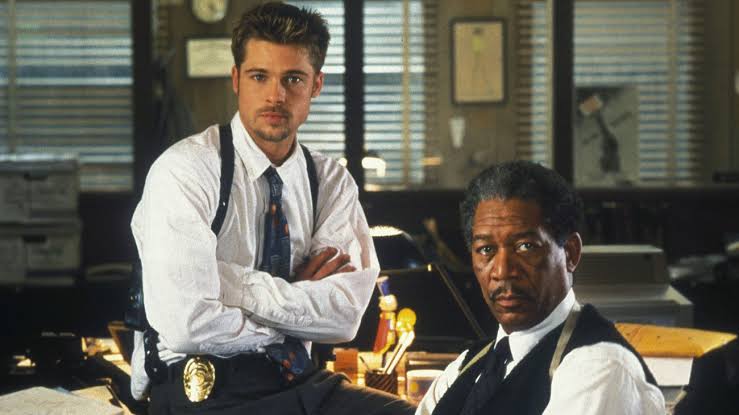 66. Se7en (1995).Director: David Fincher.Starring: Brad Pitt, Morgan Freeman, Kevin Spacey, Gwyneth Paltrow.