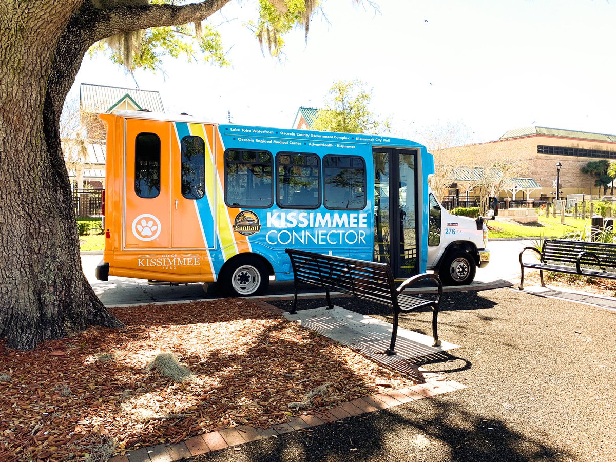 Ride the Free Kissimmee Connector to conveniently explore Historic Downtown Kissimmee and <a href="/KissimmeeMainSt/">Kissimmee Main St</a>. The Connector services all SunRail trains 6:30AM-8:09PM at the Kissimmee/Amtrak Station. 🚌 For more information, visit SunRail.com/kissimmee-conn….