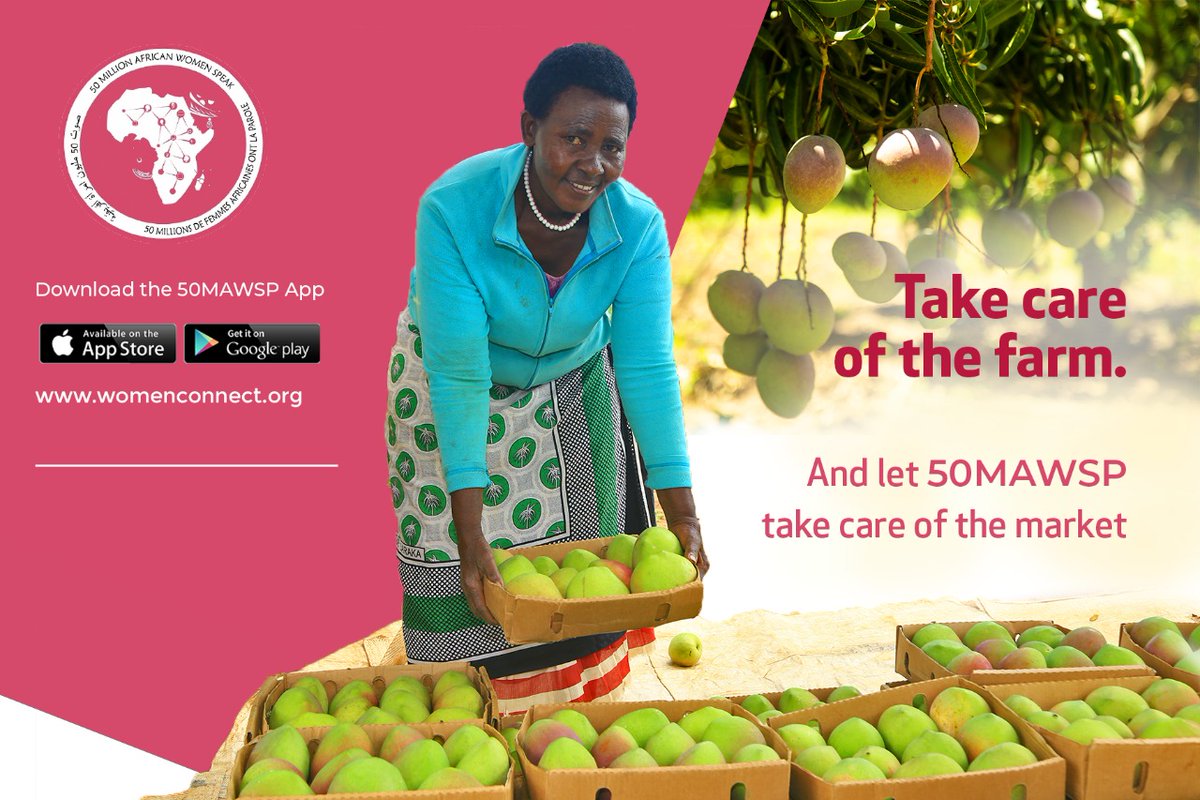 Struggling to get a market for your products? Join 50 Million African Women Speak to connect and access to market opportunities. Download the 50MAWSP at google play store or app store today @igadsecretariat @AfDB_Group @comesa_lusaka @50_eac #KCPE2020 #UnlockOurCountry