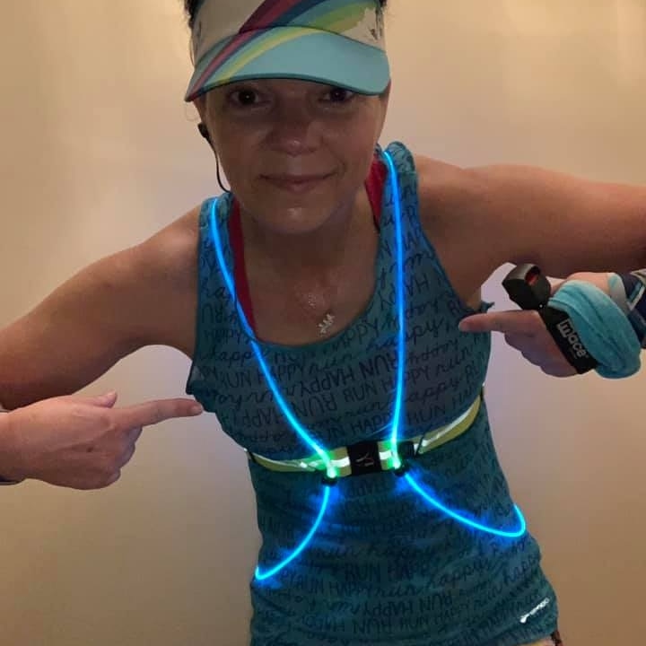 Hey #noxgearnation!  Meet Ambassador Jennifer!

"I’m a middle school teacher...First I run the miles and then I teach the kids...so I need to be visible for my 4:30 A.M. runs. My Tracer360 is like my own personal light-up disco party."
Follow Jennifer: <a href="/TchrNTraining/">Teacher in Training</a>