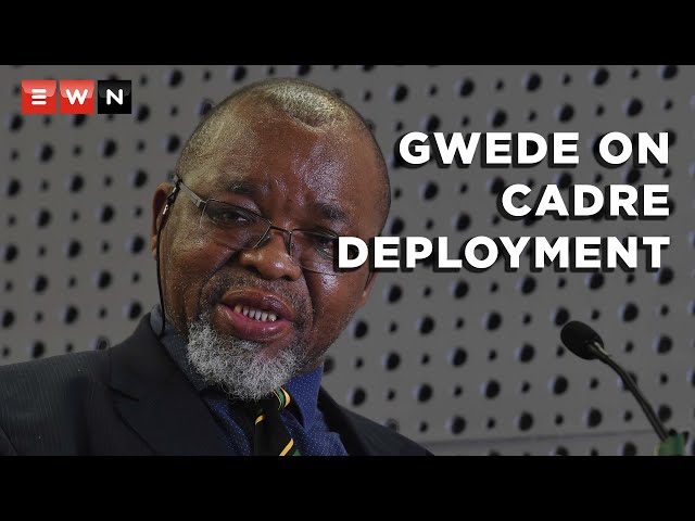 Gwede Mantashe explains ANC cadre deployment to Zondo commission