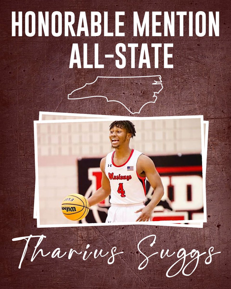Congratulations to <a href="/MiddleCreekMBB/">Middle Creek Basketball</a> star Guard Tharius Suggs for making Honorable Mention All-State‼️ Huge accomplishment for the unsigned senior! College coaches get your hands on him‼️ <a href="/t_suggss/">🤮</a> <a href="/mustangbbcoach/">Coach Cunningham</a> <a href="/coachpoteat/">Brandon Poteat</a> <a href="/highschoolot/">HighSchoolOT</a> <a href="/MCCreekCrazies/">Creek Crazies</a> <a href="/MiddleCreekAD/">MiddleCreekAthletics</a>