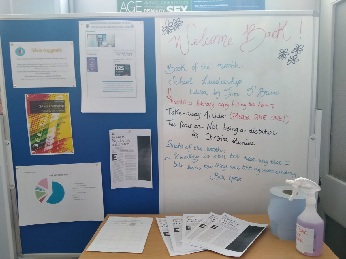 KsSchoolLibrary's tweet image. Getting ready for next week...
Teacher's reading ✔️
@KSSLT1