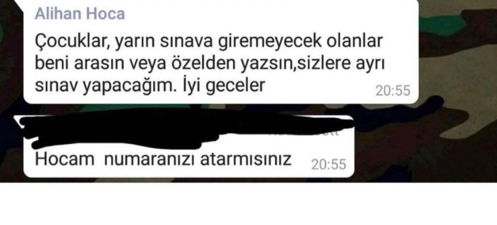 herkes okuyacak diye bir kural yok