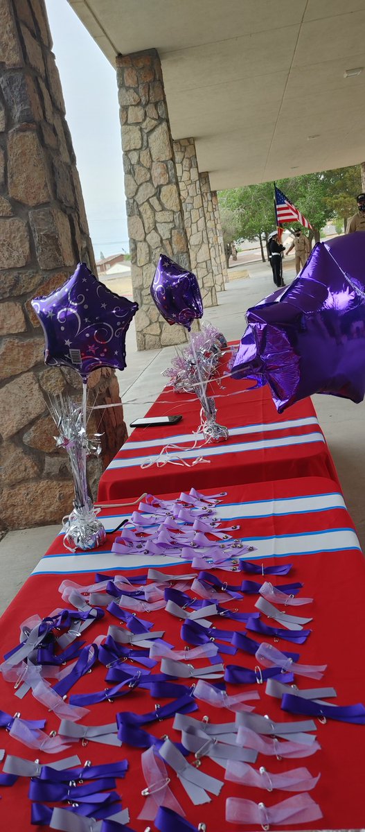 Getting ready to Honor our Military Families on Purple Up! For Military Kids! Thank for your Service to our Nation 🇺🇸 #PurpleUpDay #socorrosiempre #TeamSISD