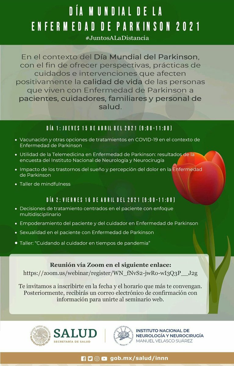 #EnVivo Día Mundial de la Enfermedad de Parkinson 2021 facebook.com/watch/live/?v=… 

#JuntosALaDistancia