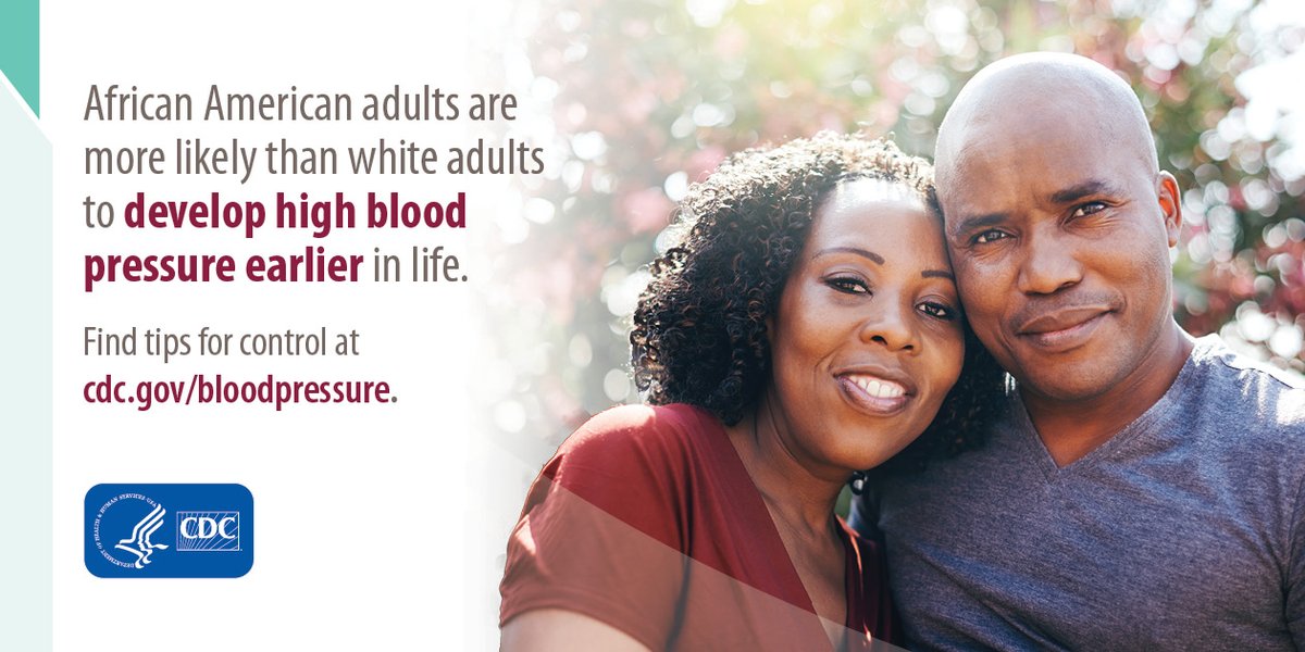 High #BloodPressure is more common in non-Hispanic Black adults than other demographic groups. Share these tips for managing #HighBloodPressure, such as measuring blood pressure regularly and being physically active. bit.ly/2OiXDbz  #NMHM2021