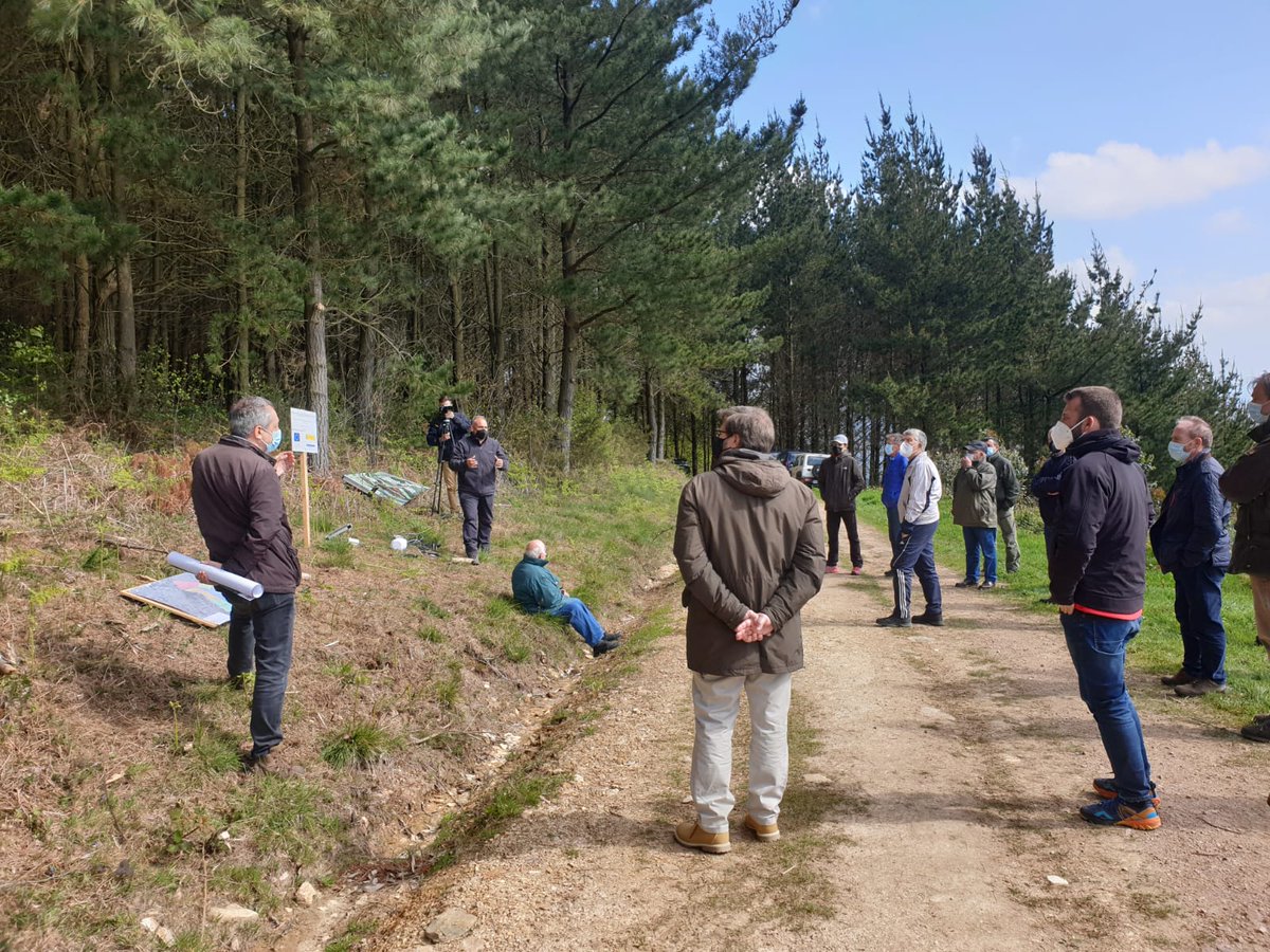 CETEMAS's tweet photo. Hoy celebramos la Jornada #GOEUCALYPTUS donde visitamos uno de los ensayos de #fertilizacion de #eucalipto del proyecto #forestal
@aprofoas #COVIASTUR @Cetemas #Foresma
 @Asmadera_ @Grupo_Ence   
@mapagob @redrunacional @GobAsturias https://t.co/x7eyJ32w98