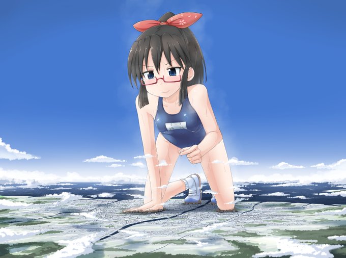 巨大柊りんちゃん。全裸差分とかPixivに投稿したぞい 