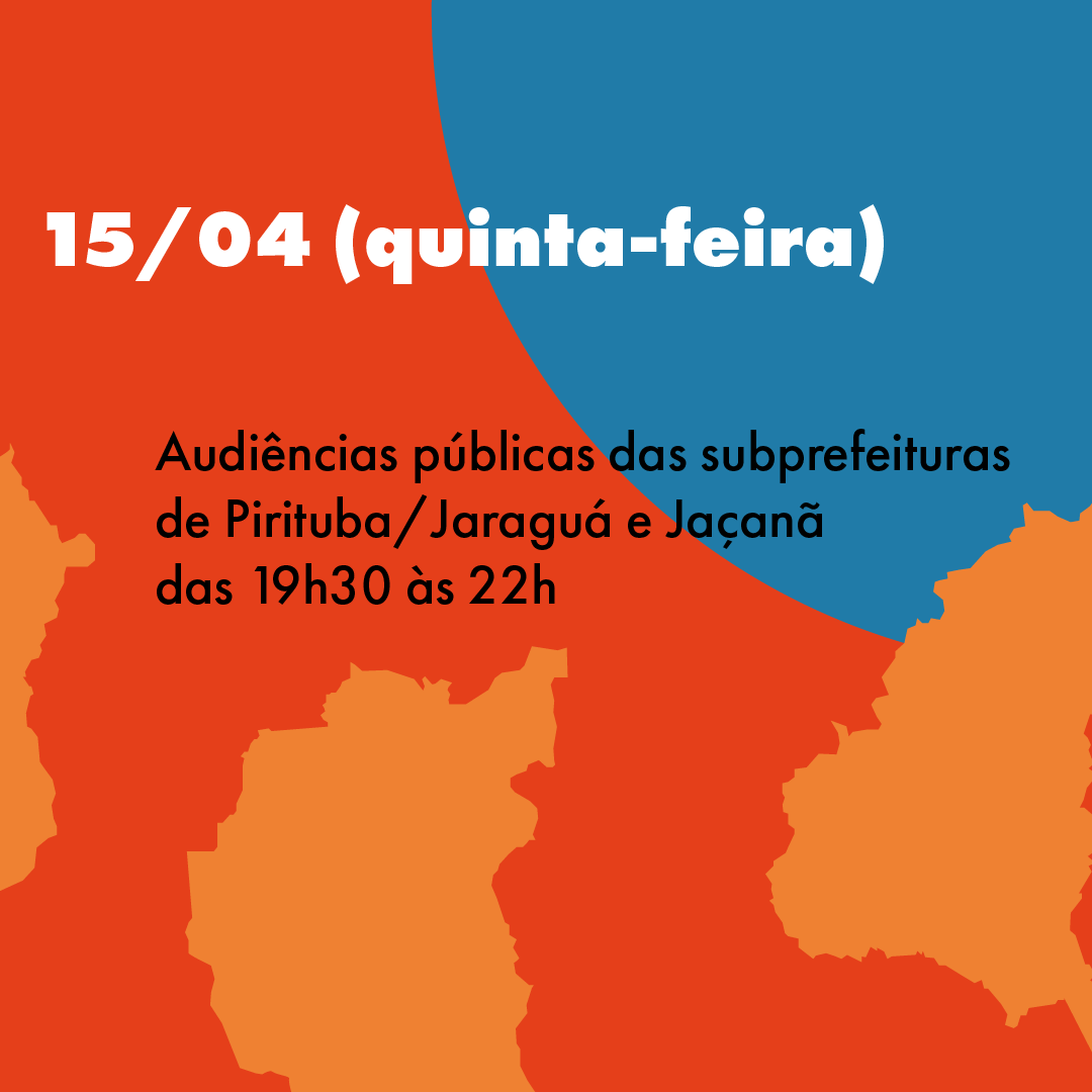 nossasaopaulo's tweet photo. #AudiênciaPública das subprefeituras de Pirituba/Jaraguá e Jaçanã para o #ProgramaDeMetas 2021-2024 acontece hoje a partir das 19h30. Participe para contribuir com as necessidades da sua região, o encontro será online, inscreva-se em: https://t.co/H5edJQHXI2 https://t.co/mbnNuxWd21