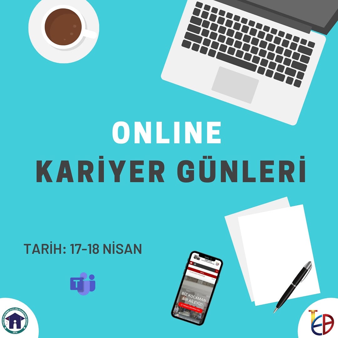 Ebitet's tweet photo. Herkese selam✌🏻
EBİTET “Online Kariyer Günleri” etkinliğiyle karşınızda. Kariyerinize yön vermenizi sağlayacak eğitimlerin ve sektörün başarılı firmalarının yer alacağı bu etkinliği kaçırmayın. 17-18 Nisan’da sizlerleyiz. Detaylar için takipte kalın! https://t.co/B7I84OPRXC
